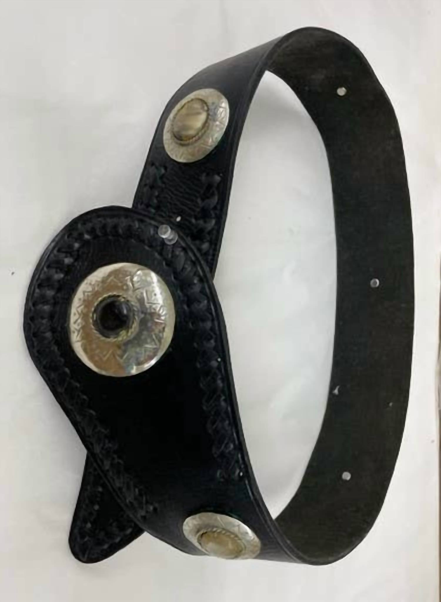 Dairi - Women's Medallion Asymmetrical Leather Belt