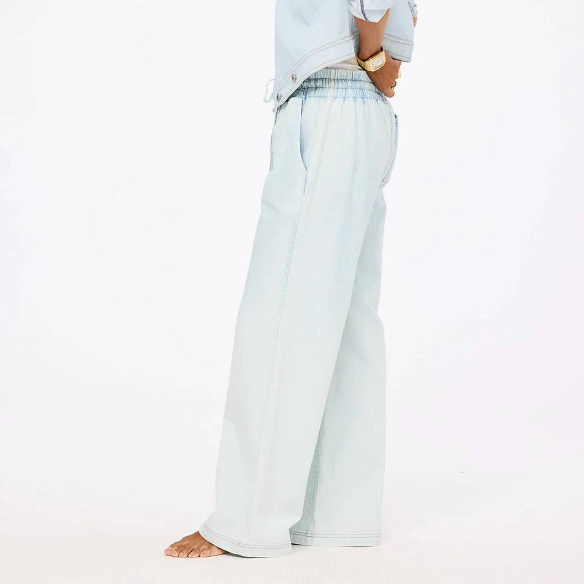 Kerri Rosenthal - Palazzo Denim Pants