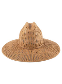 Lack of Color Vista Hat in cesca brown - women's hat - detail view