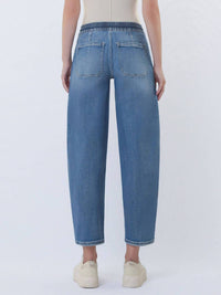 Vervet By Flying Monkey - Pull on Waistband Barrel Jeans