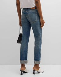Moussy - Hopewell Straight Cuffed Jeans