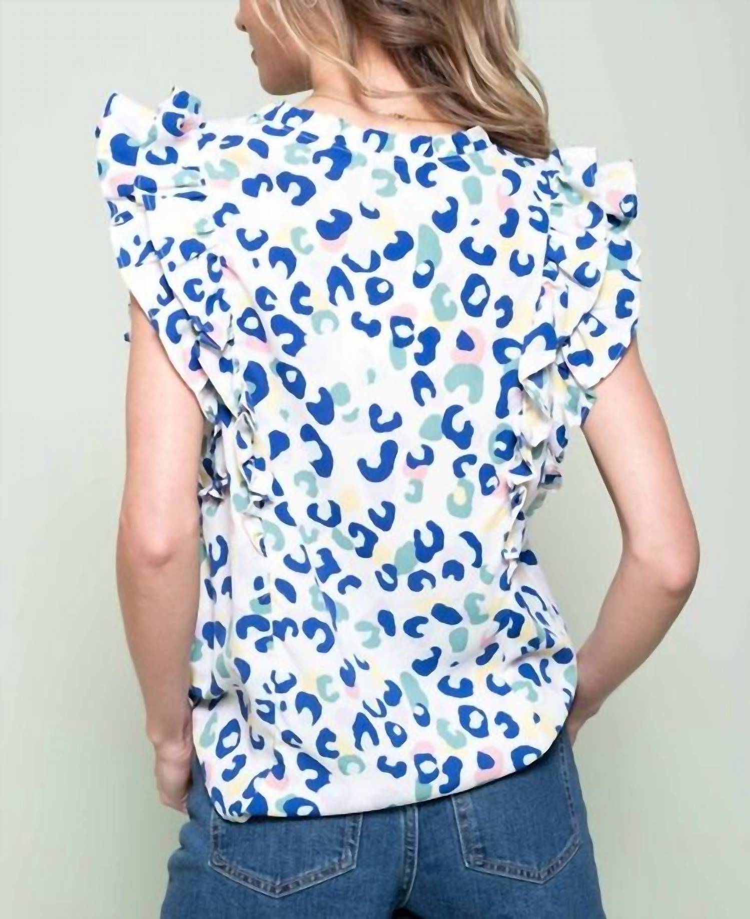 Hailey & Co - Animal Print Blouse