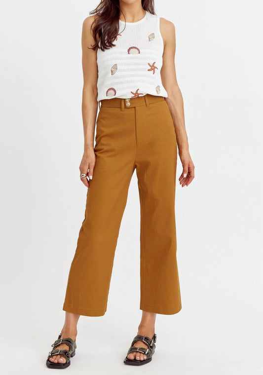 Greylin - Luana High Rise Crop Straight Pant