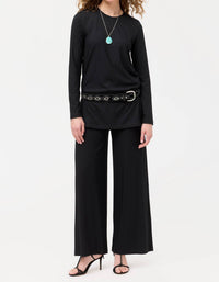 Johnny Was JENNA KNIT EASY PANT in black - women's pants - view 4