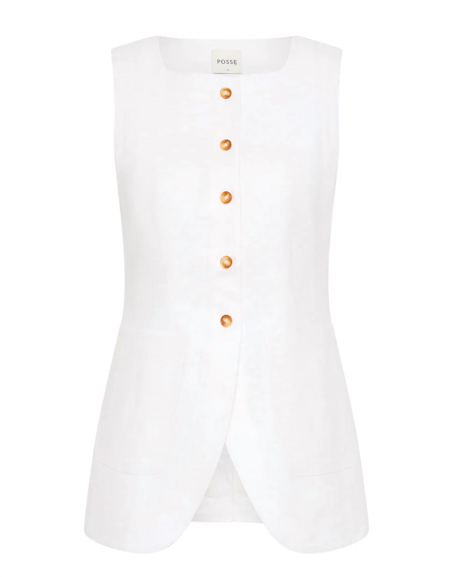 Posse - Emma Button Down Vest