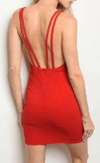 LOW CUT DRESS