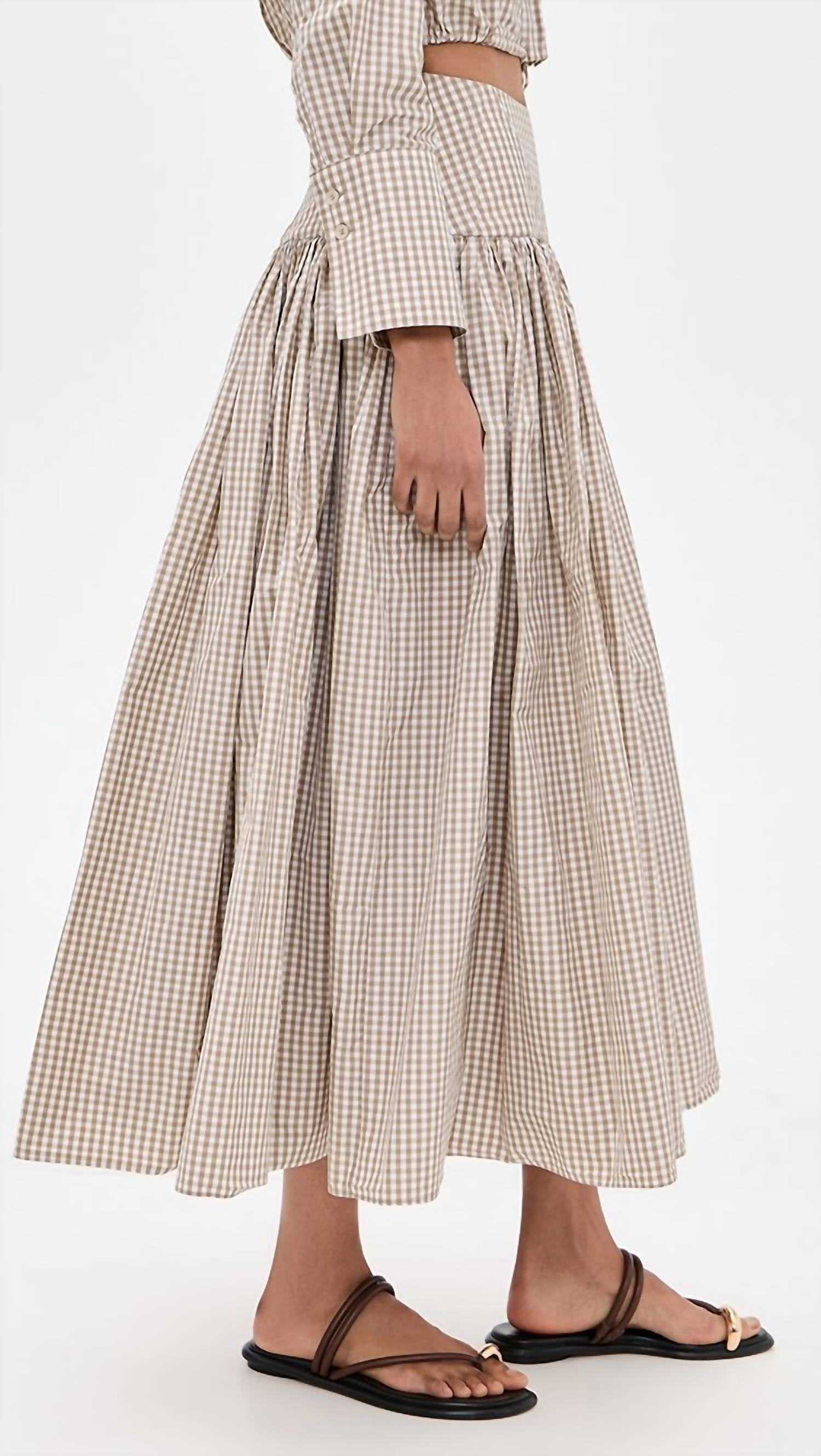 Alexis - Havara Pleated Midi Skirt