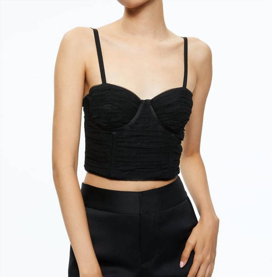 Damia Ruched Bustier Top