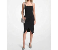 Lush - Spaghetti Strap Tulip Hem Midi Dress
