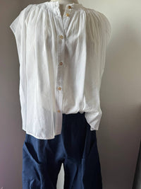 Forte Forte - Women's Voile Sleeveless Bohemian Shirt
