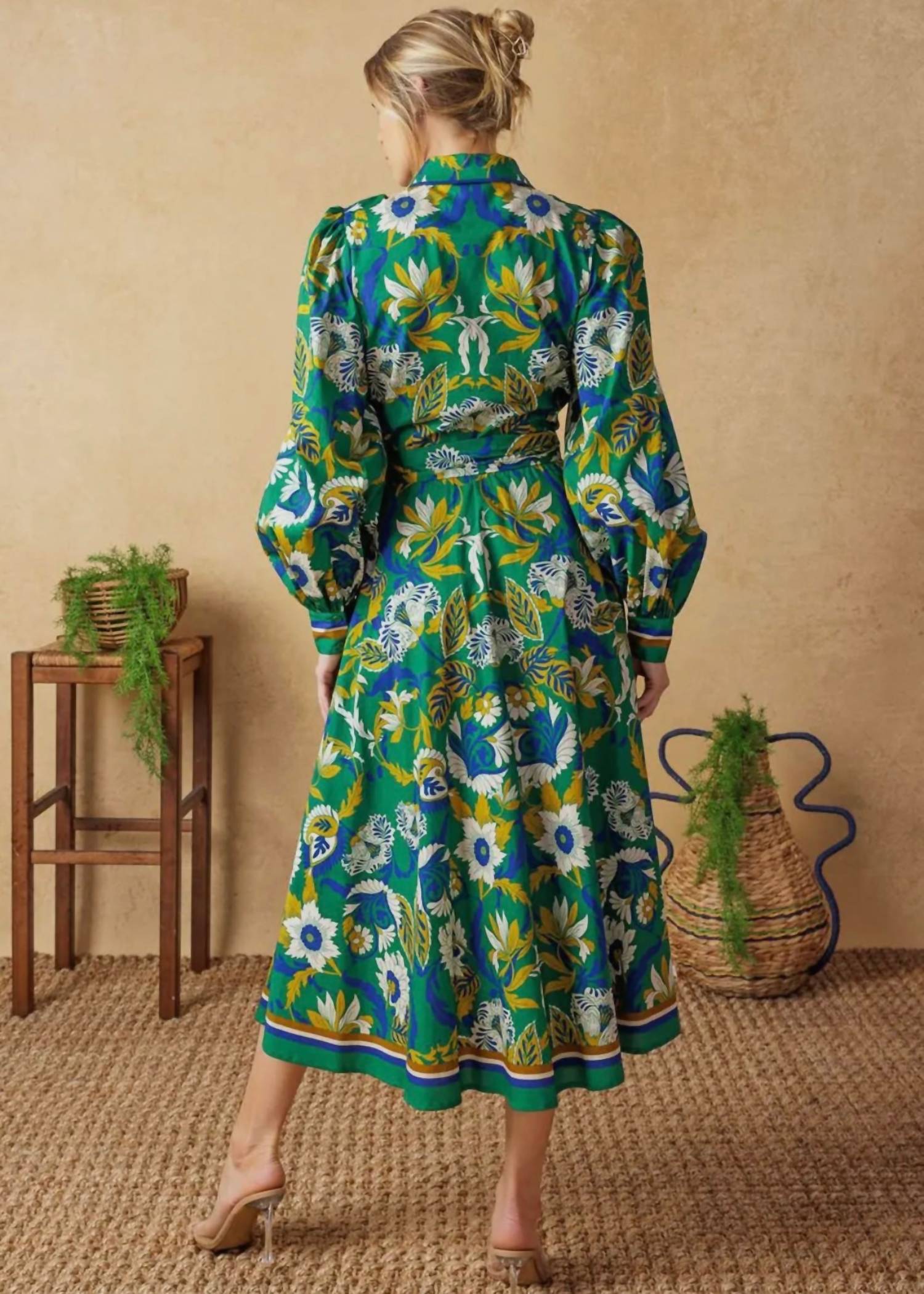 Flying Tomato - Floral Midi Dress