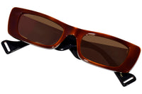 Gucci - Rectangle Non Polarized Sunglasses 0516s - 015