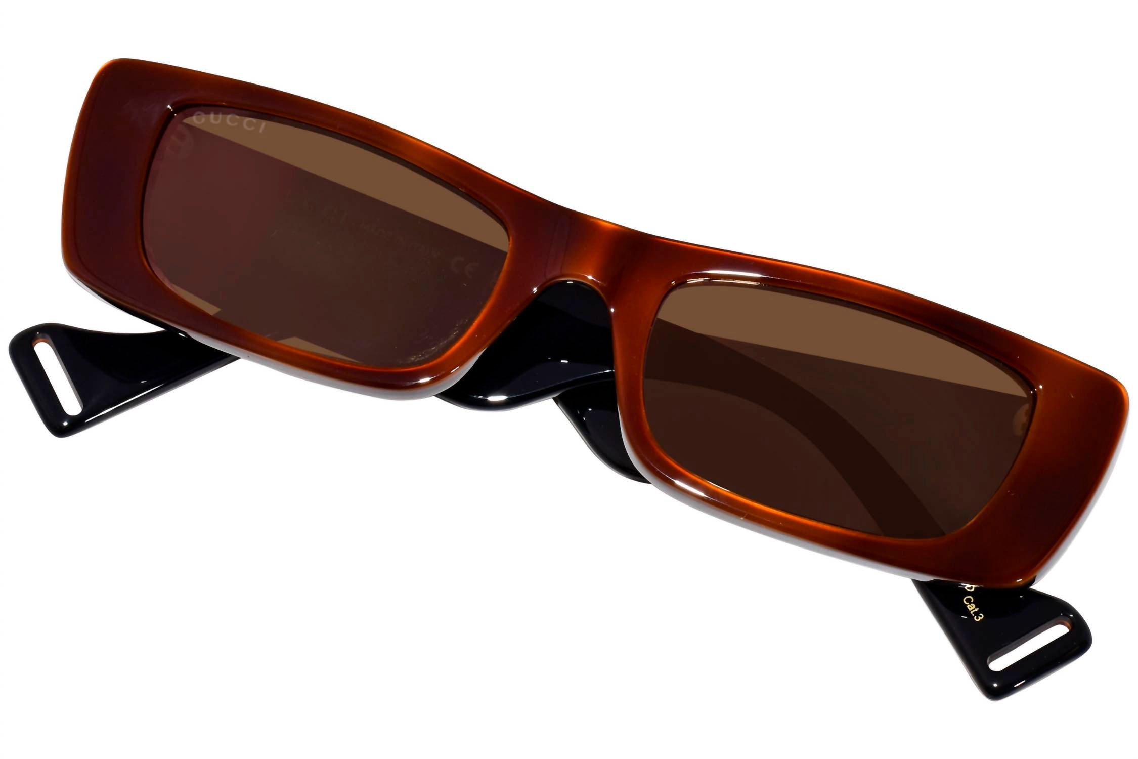 Gucci - Rectangle Non Polarized Sunglasses 0516s - 015