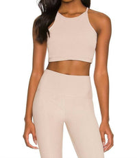 Beach Riot Glitter Anna Tank in taupe - women's shirt