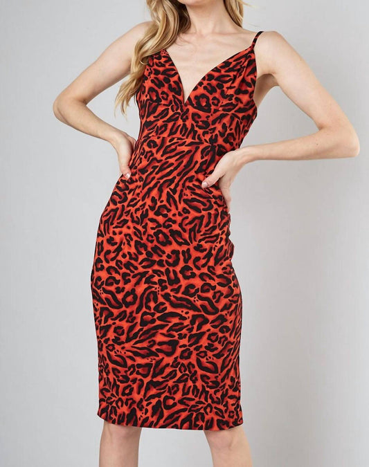 Leopard Midi Dress