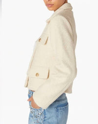 Blanknyc - Bouclé Crop Shacket