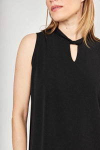 Sympli - Twist Collar Tank Top