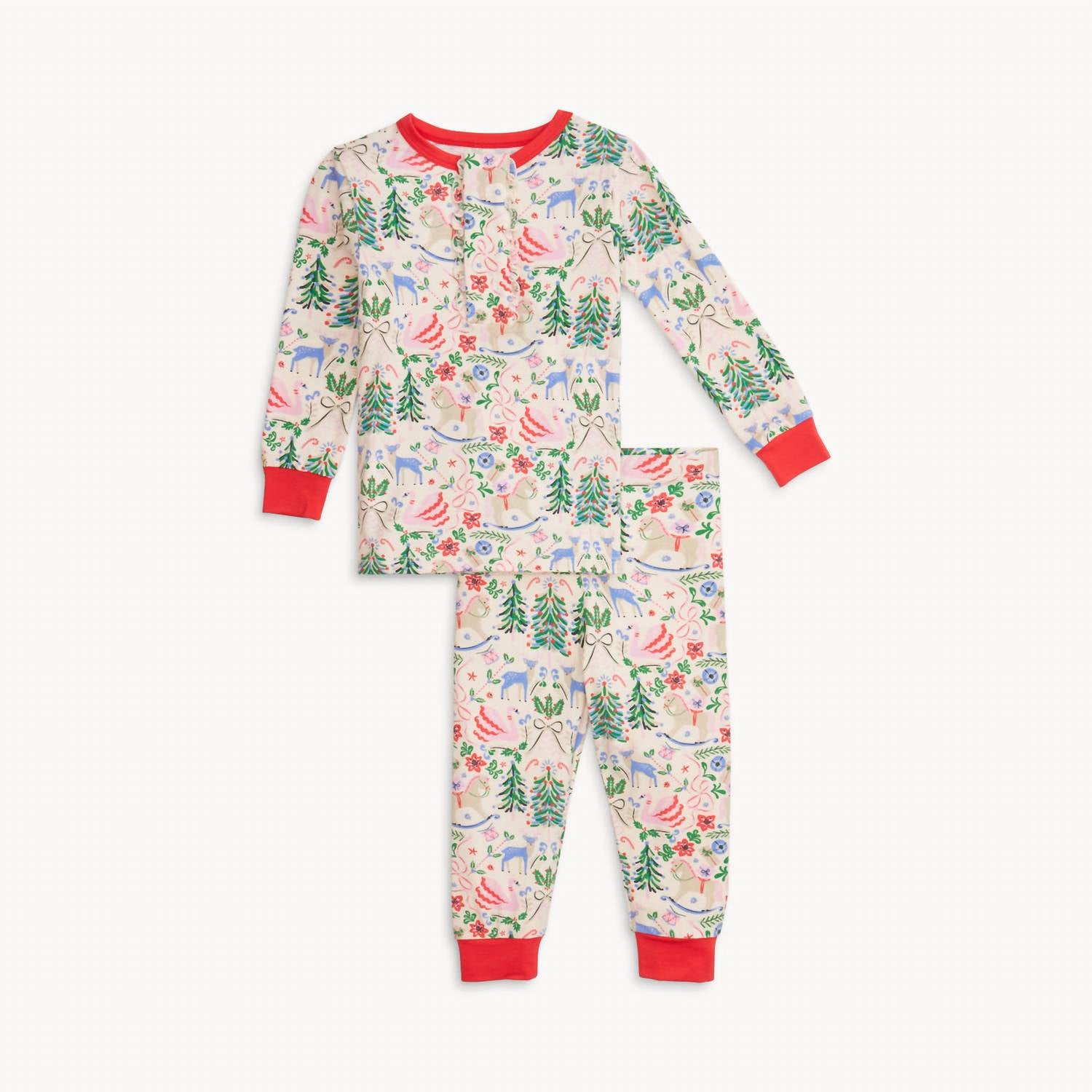 magnetic me Magnetic Pajama Set in sugar plum dreams - kids' sleepwear - detail view