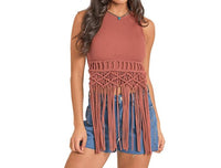 Rock & Roll Denim - Macrame Tank Top