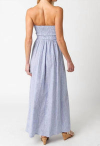Olivaceous - Milly Striped Maxi Dress