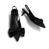 Yosi Samra - Women's Elise Satin Slingback Heels