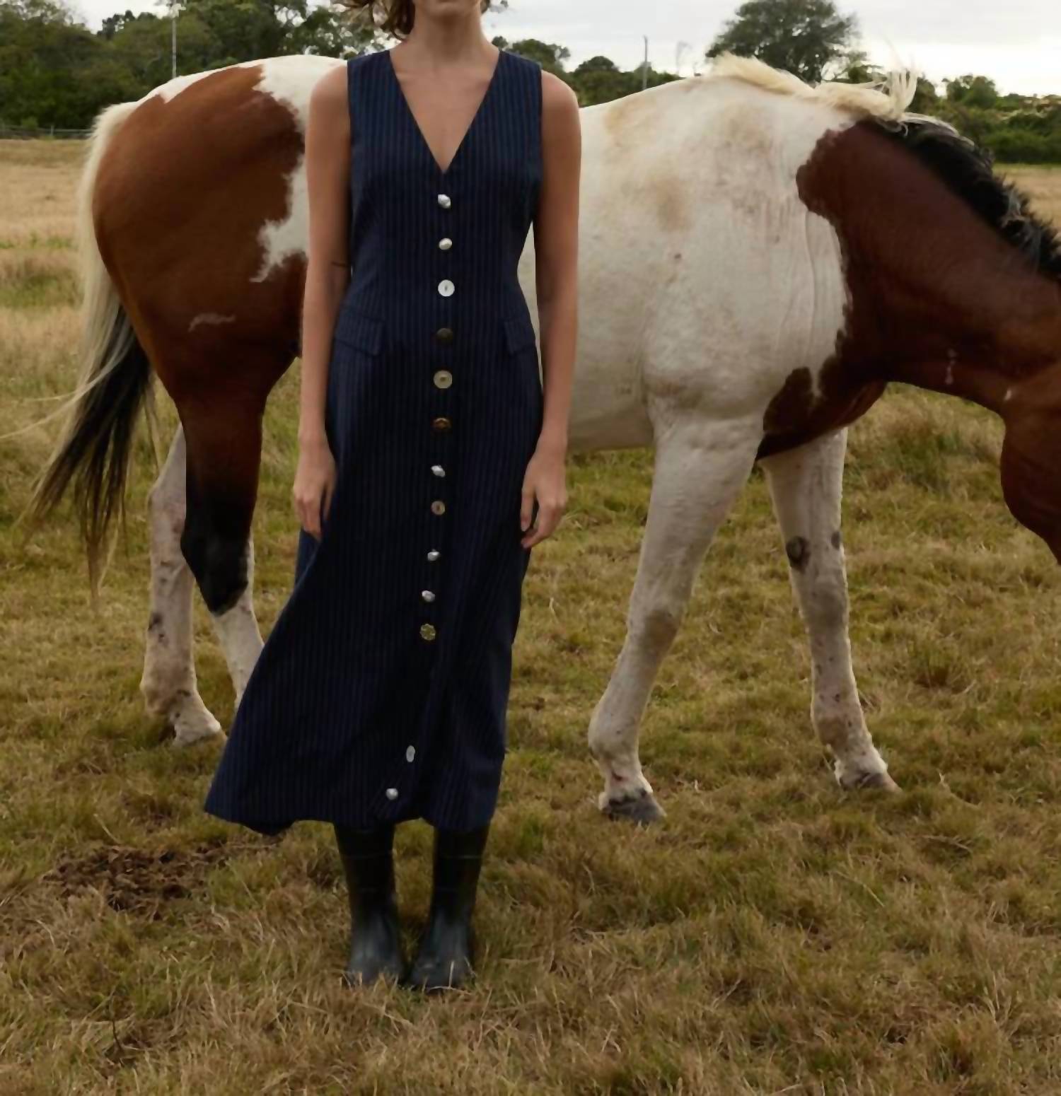 Lingua Franca - Oliver Vest Dress