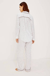 Rails Women's Luna Pajama Set in striped lucky horseshoes - women's intimate - detail view