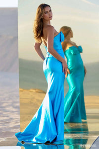 Sherri Hill - Strapless Satin Gown