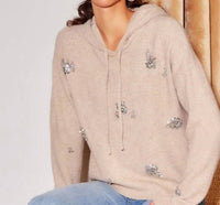Fifteen Twenty - Krystal Embellished Hoodie