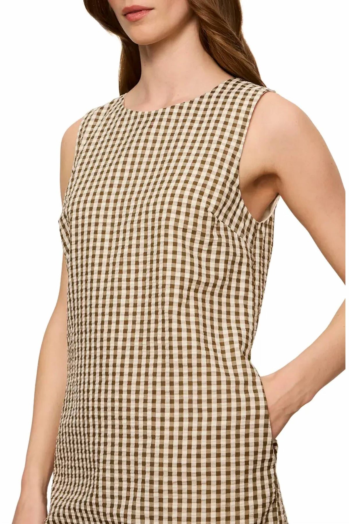 Sanctuary - Way To Be Gingham Shift Mini Dress