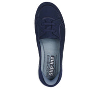 Skechers Women's On The Go Flex Top Shoes in navy grey - women's sneaker - alternate view