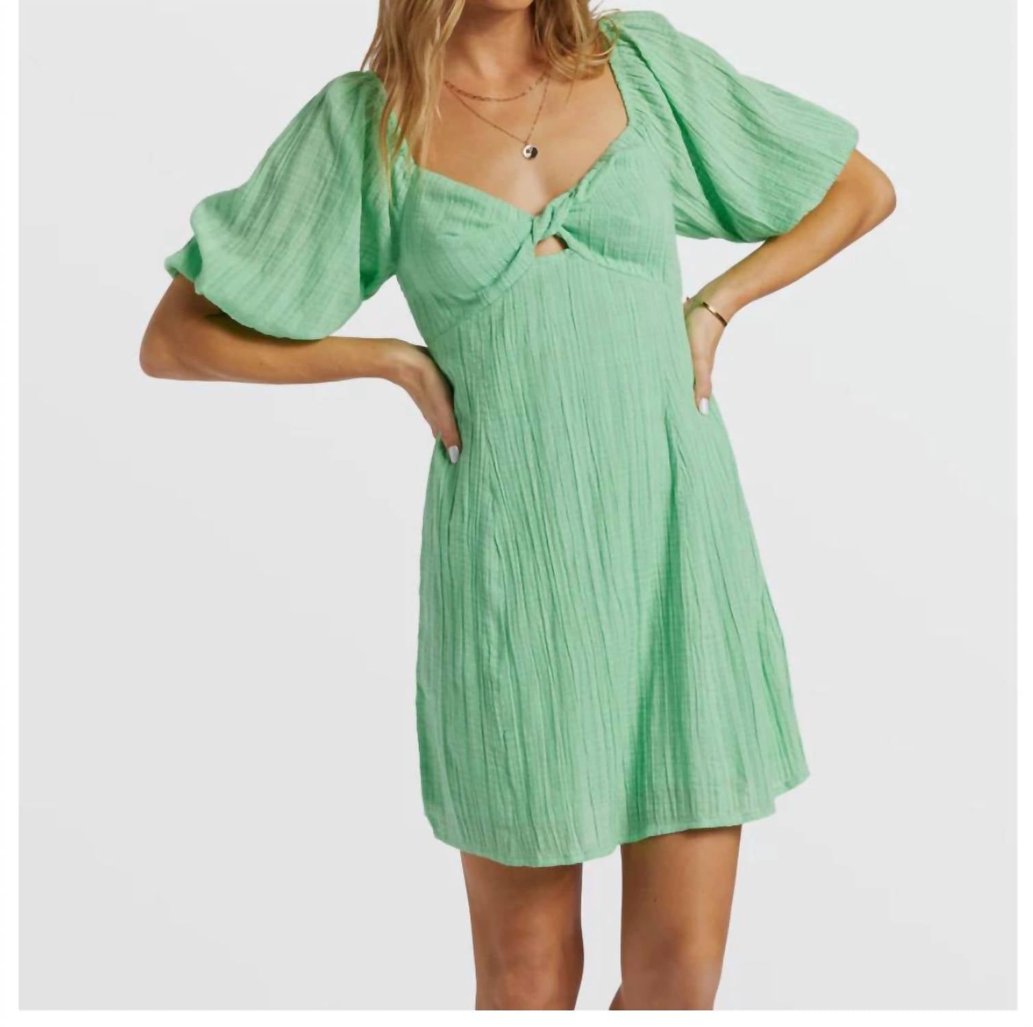 Billabong - Sol Puff Sleeve Mini Dress