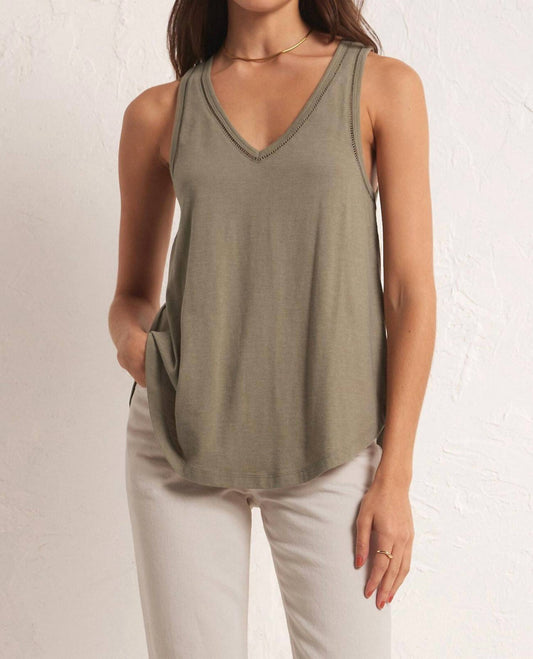 Z Supply - Vagabond Lace Trim Tank