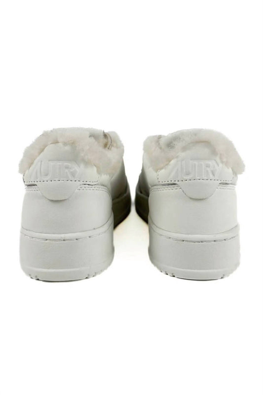 Autry - Women's Medalist Low With Shearling Sneaker