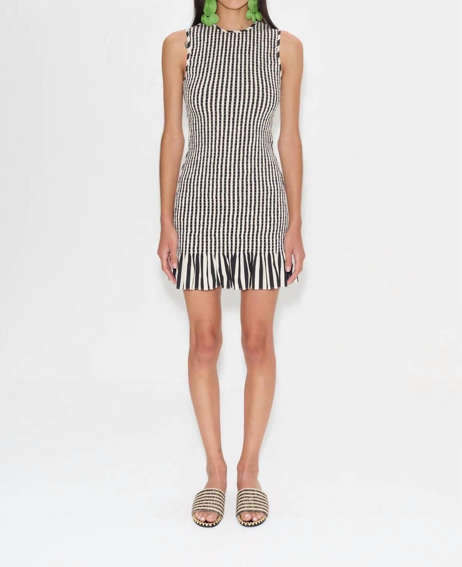 Simon Miller - Belle Smocked Mini Dress