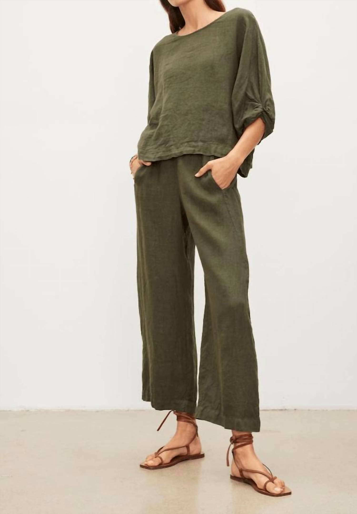 Velvet By Graham & Spencer - Lola Linen Pant