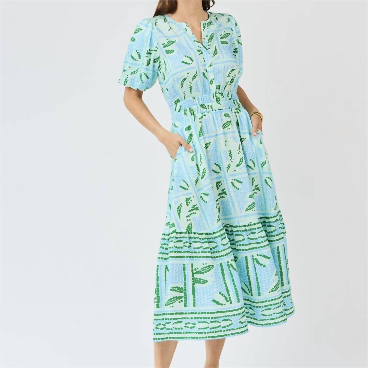 Mary Square - Tracey Trellis Tiles Dress