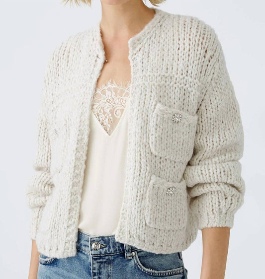Oui - Chunky Knit Cardigan