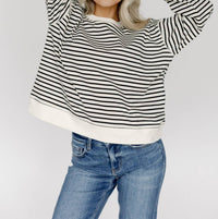 By Together - Wrigley Striped Crewneck Pullover