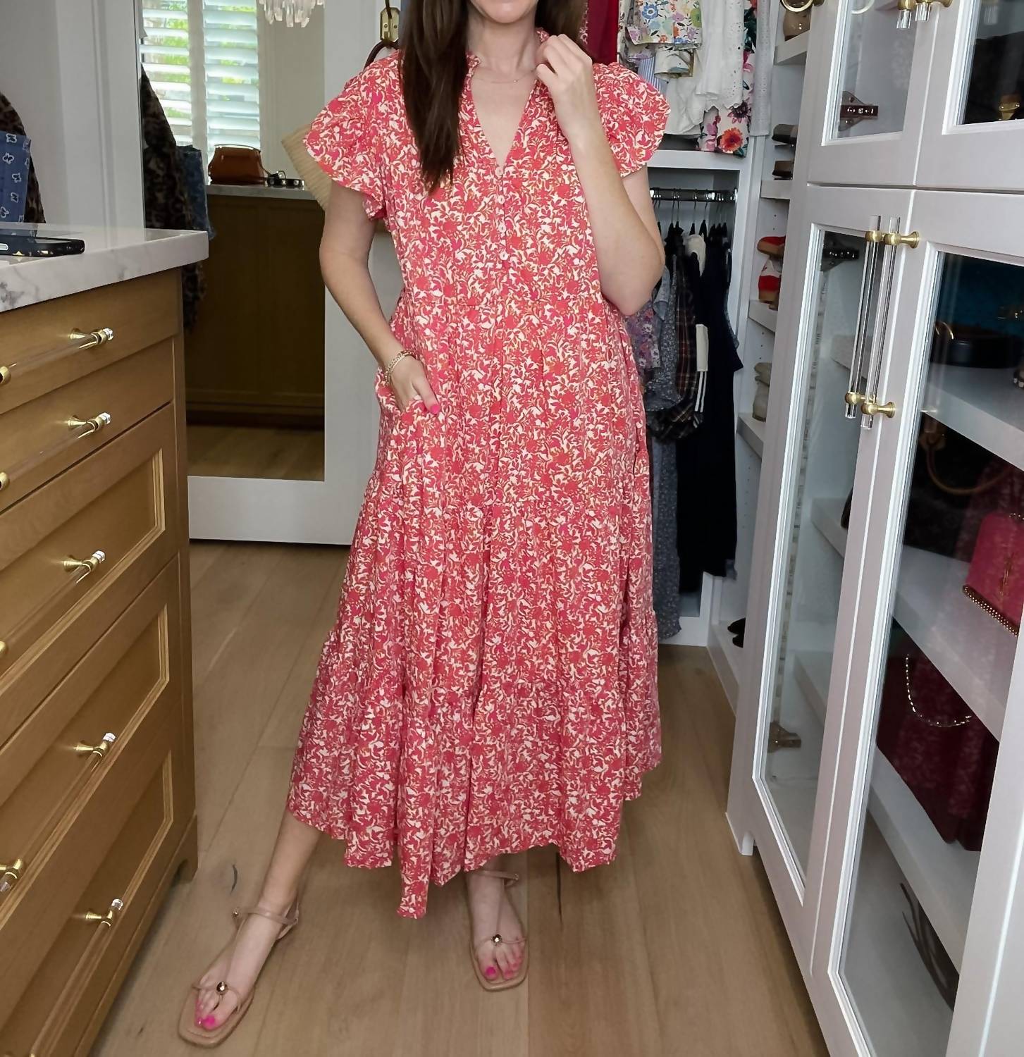 Entro - Blossom Breeze Midi Dress