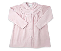 Lullaby Set Girls Long Sleeve Velvet Coat in pink - item