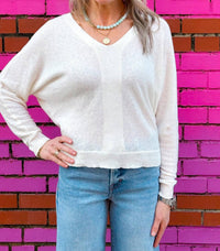 Alashan Cashmere - V Neck Dolman Sweater