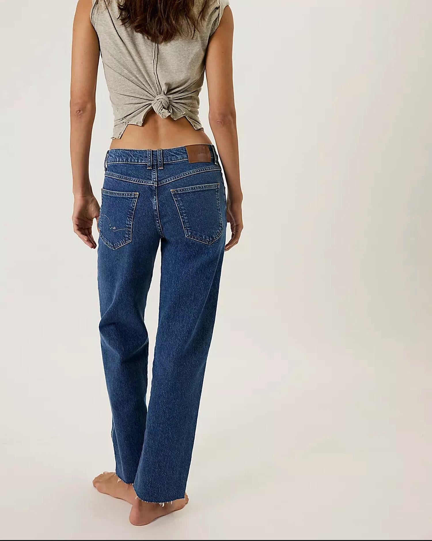 Free People - Risk Taker Mid-rise Jeans