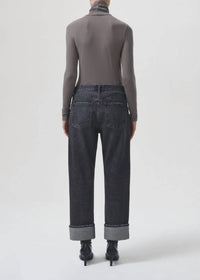 AGOLDE Women's Fran Jean in ditch - women's pants - detail view
