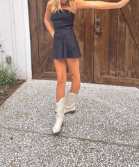 Day + Moon - Touchdown Romper Mini Dress