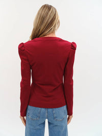 Six/Fifty - Emily Long Sleeve Ribbed Top