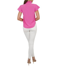 Love Token - Trixie Cascade Ruffled Sleeve Blouse
