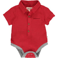 Me & Henry - Helford Woven Onesie