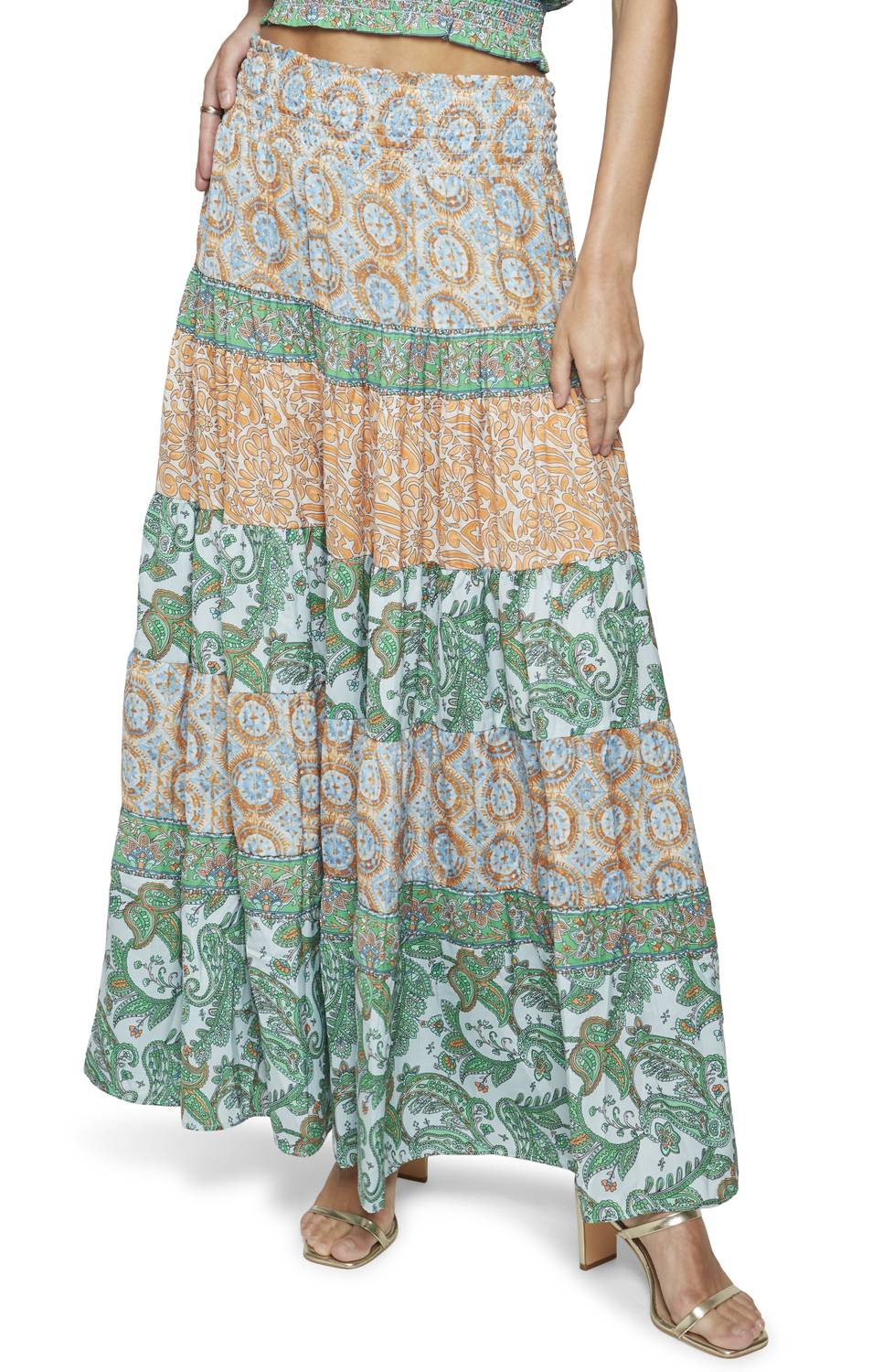 Ramy Brook - Dorotha Smocked Maxi Skirt