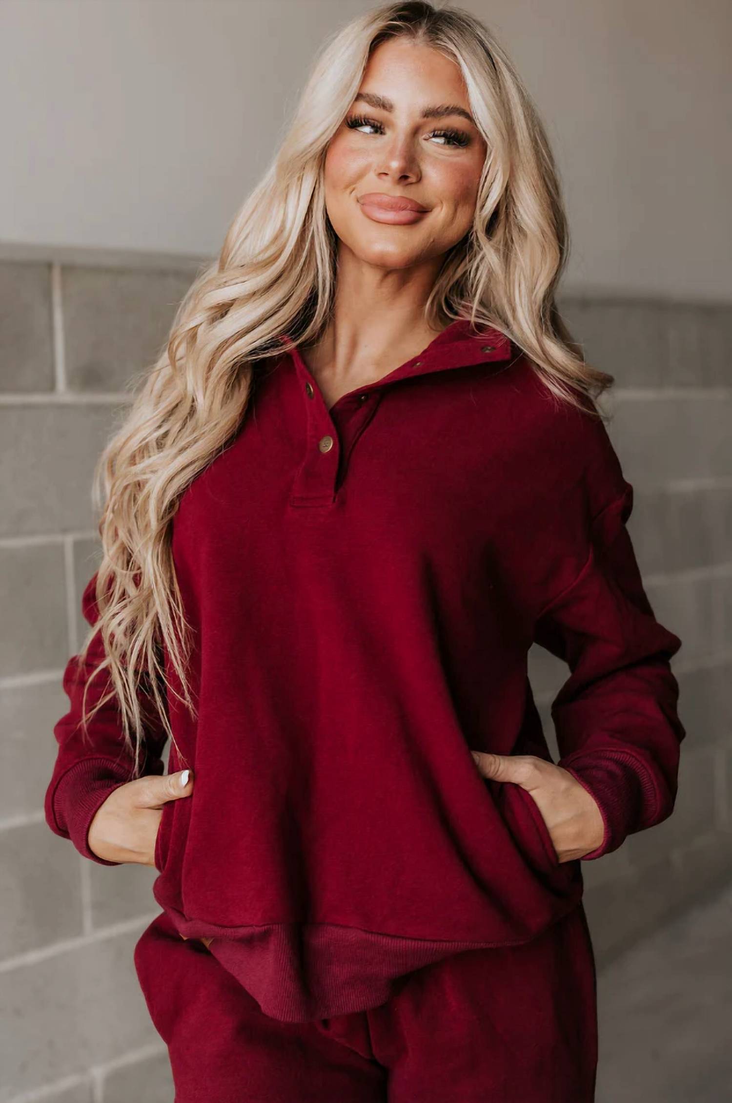 Ampersand Ave - Never Better Button Top